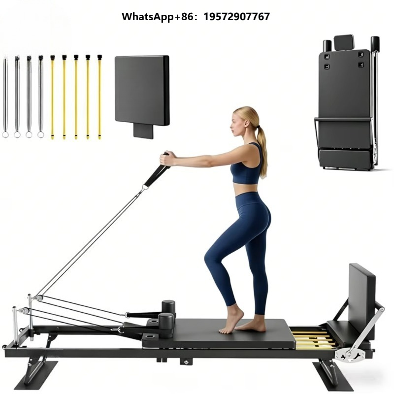 Pilates Yoga Reformer - Vouwbare Pilates Reformer Machine met frame