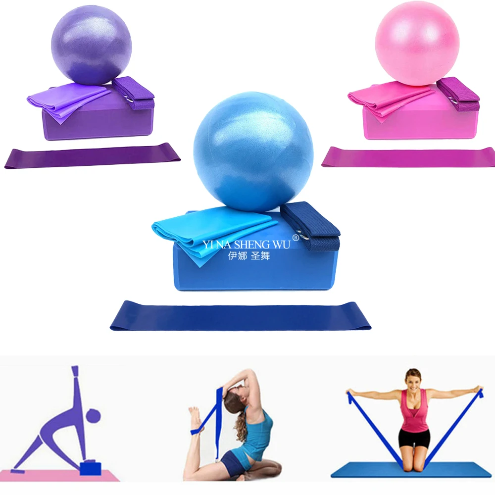 Pilates Yoga Block Exercises - Yoga Starter Kit 5-delige set Yoga-uitrusting