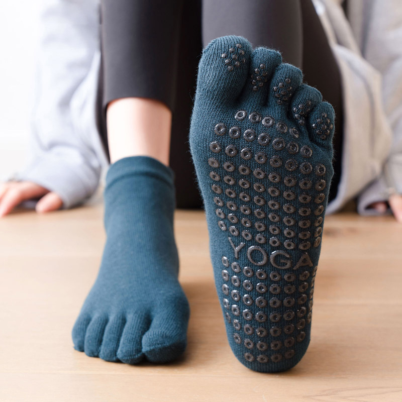 Pilates Yoga Grip Socks - Anti-Slip Vrouwen Pilates Sokken Vijf Teen