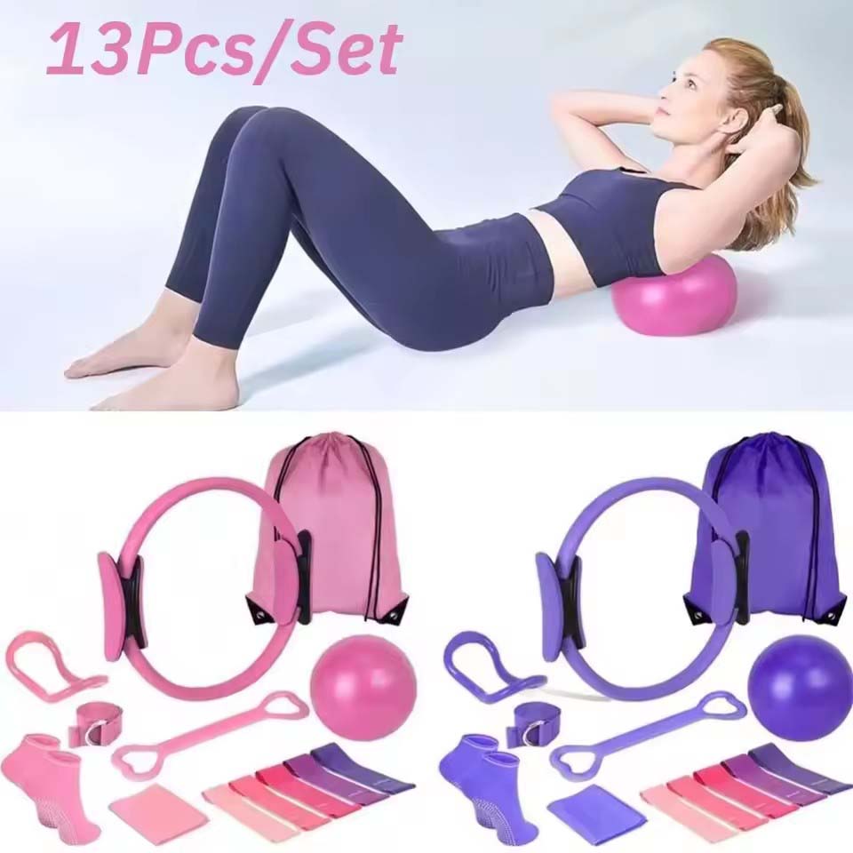Pilates Yoga For Weight Loss - 13 stks/set Yoga Circle Gym Set