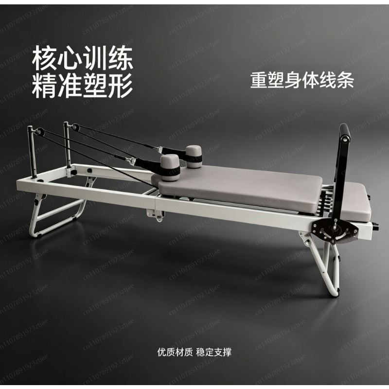 Pilates Yoga For Weight Loss - Robuuste Pilates Reformer-apparatuur, groot opklapbaar yogabed
