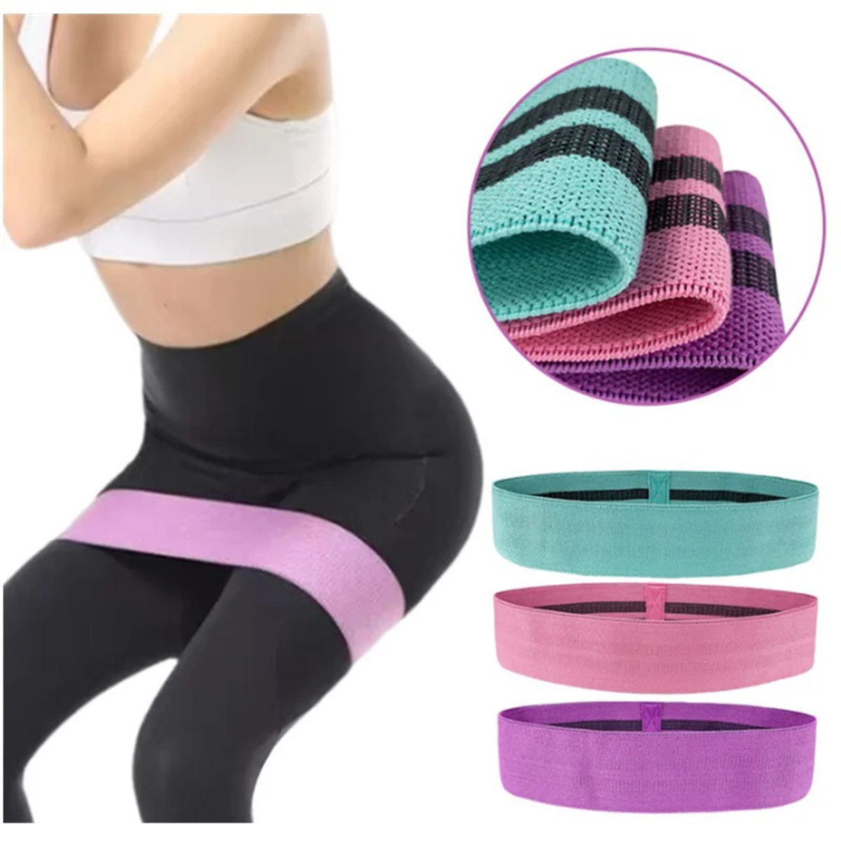Pilates Yoga Joint - Elastische band Fitness Weerstandsband Yoga Pilates