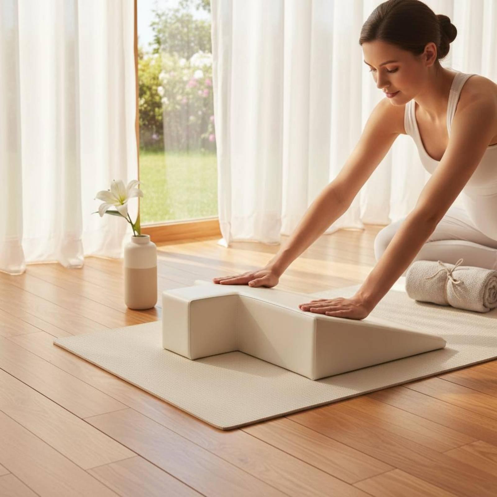 Pilates & Yoga Knokke - Zwangerschapskussen van dicht schuim, oefenkussen, fitness-