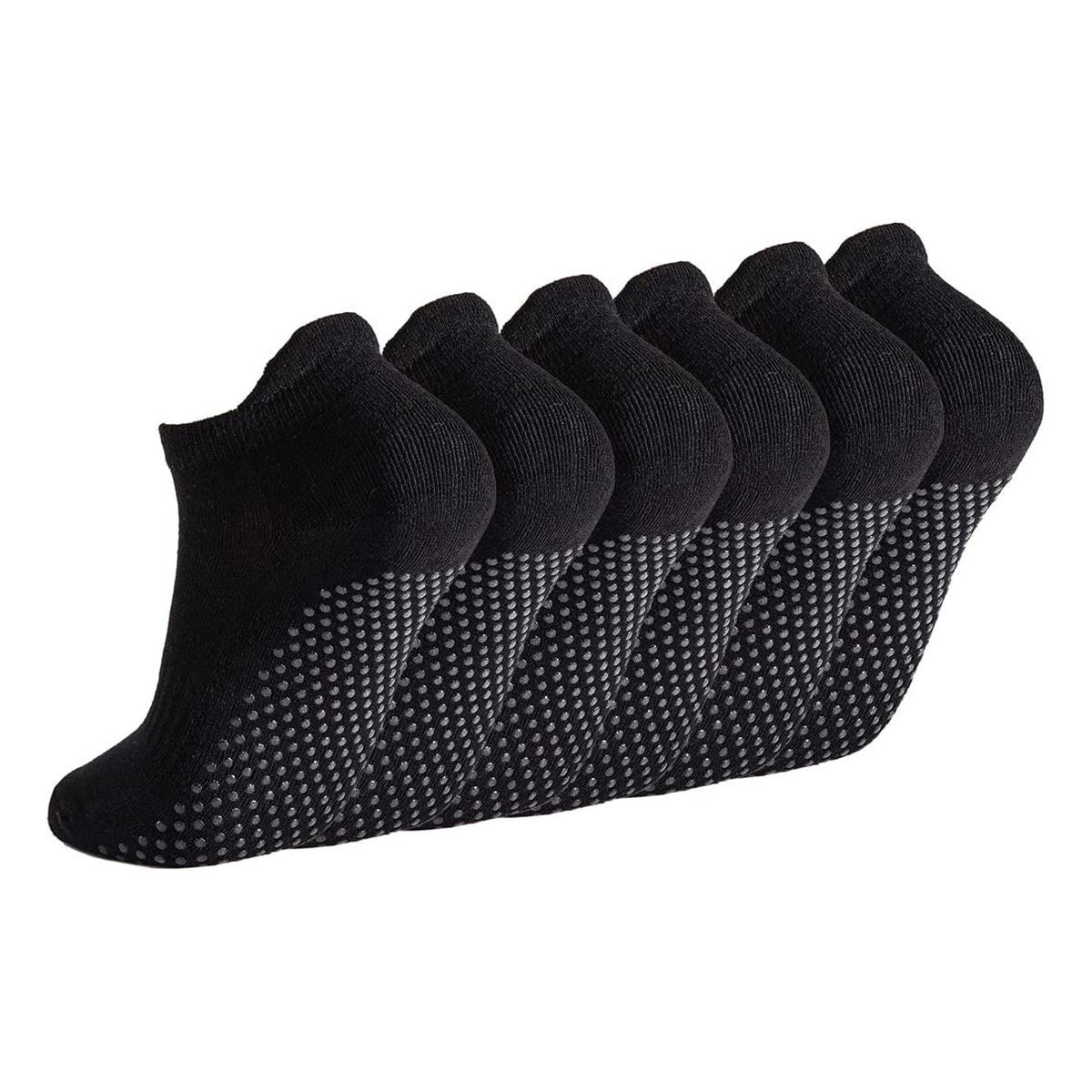 Pilates Yoga Grip Socks - 6-paar yogasokken voor dames Pilates antislipsokken