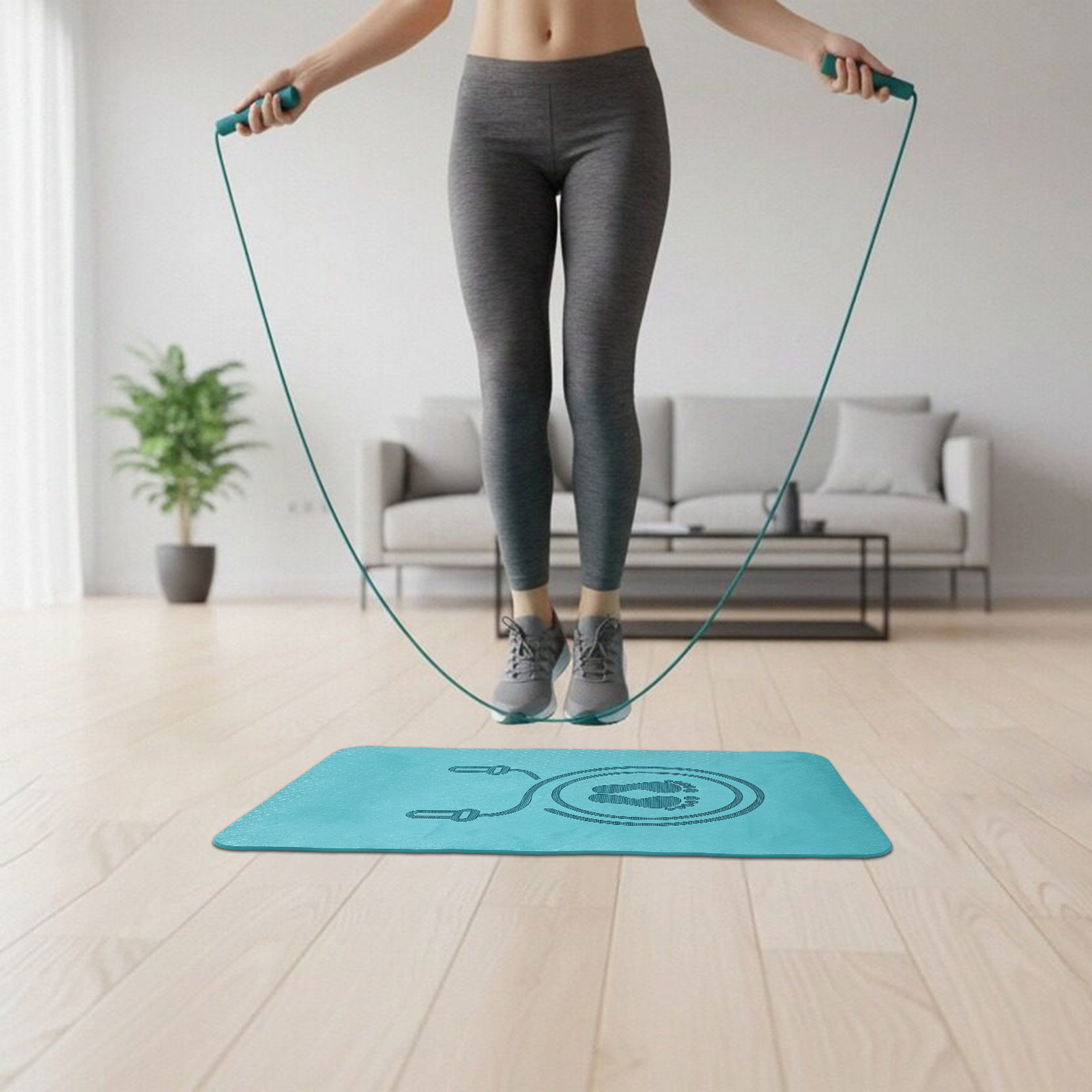 Pilates Yoga Joint - Premium TPE Springtouwmat Antislip Dik Gedempt