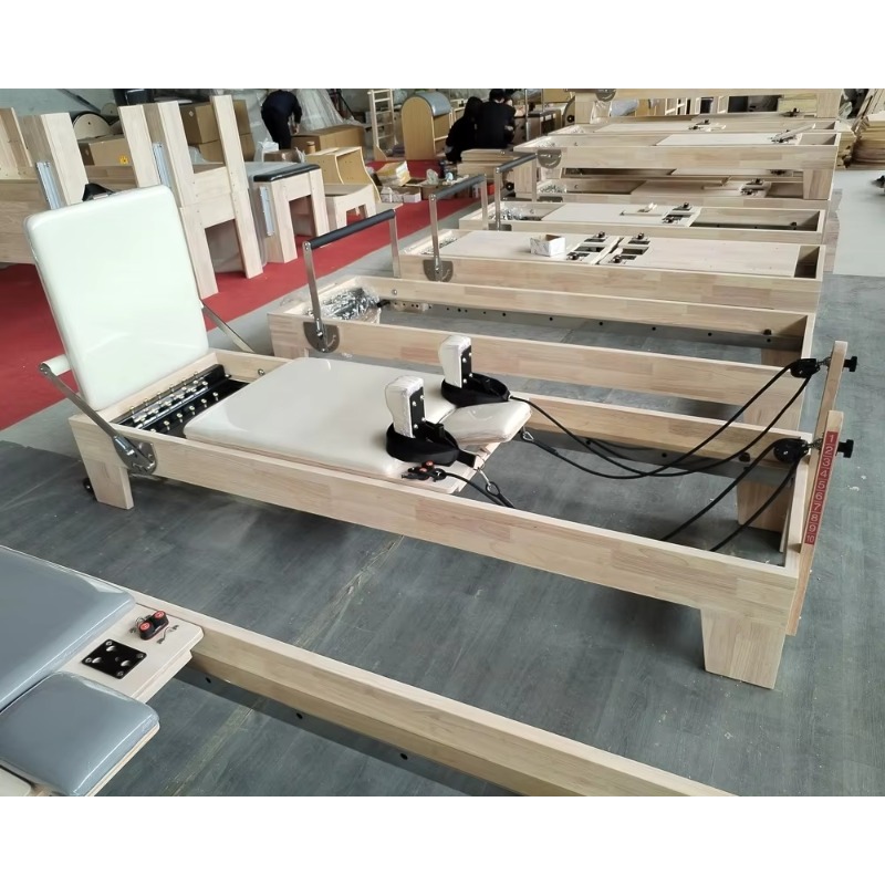 Pilates Yoga Reformer - Yoga training, Pilates reformers, apparatuur, eikenhouten