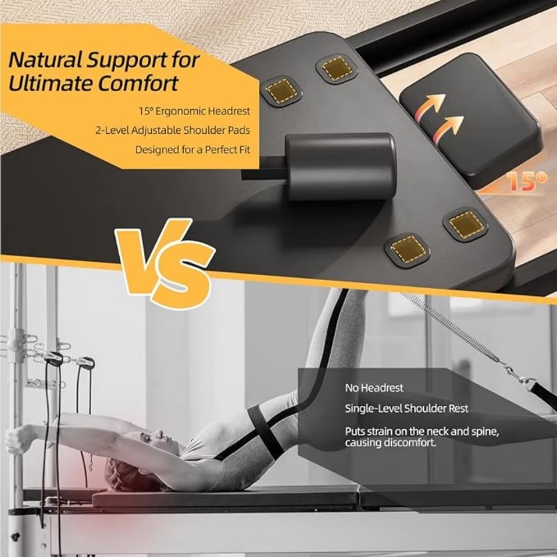 Vouwbare Pilates Reformer Mach - Pilates Yoga Reformer recensie en prijs