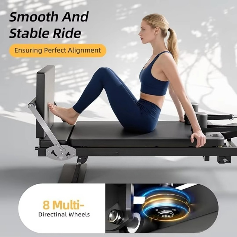 Vouwbare Pilates Reformer Mach - Pilates Yoga Reformer recensie en prijs