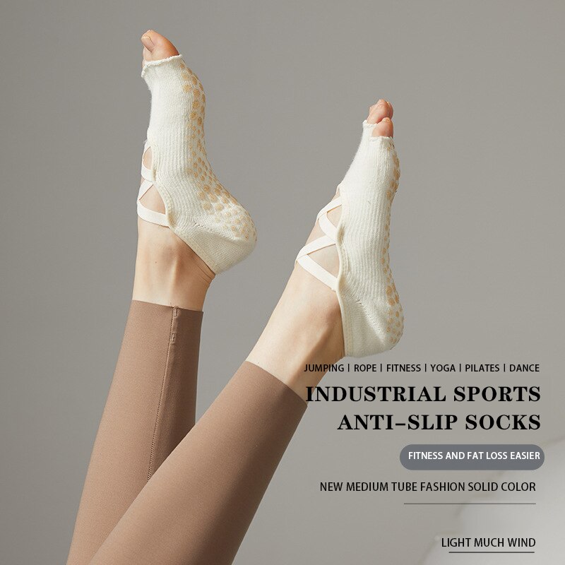 Dames Yoga Sokken Non Slip Gre - Pilates Yoga Grip Socks recensie en prijs