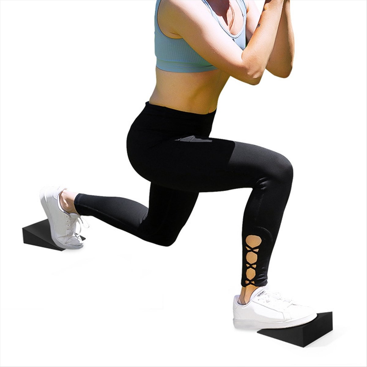 ABXY 2 Stuks Yoga Wedge Blokke - Pilates Yoga Block Exercises recensie en prijs