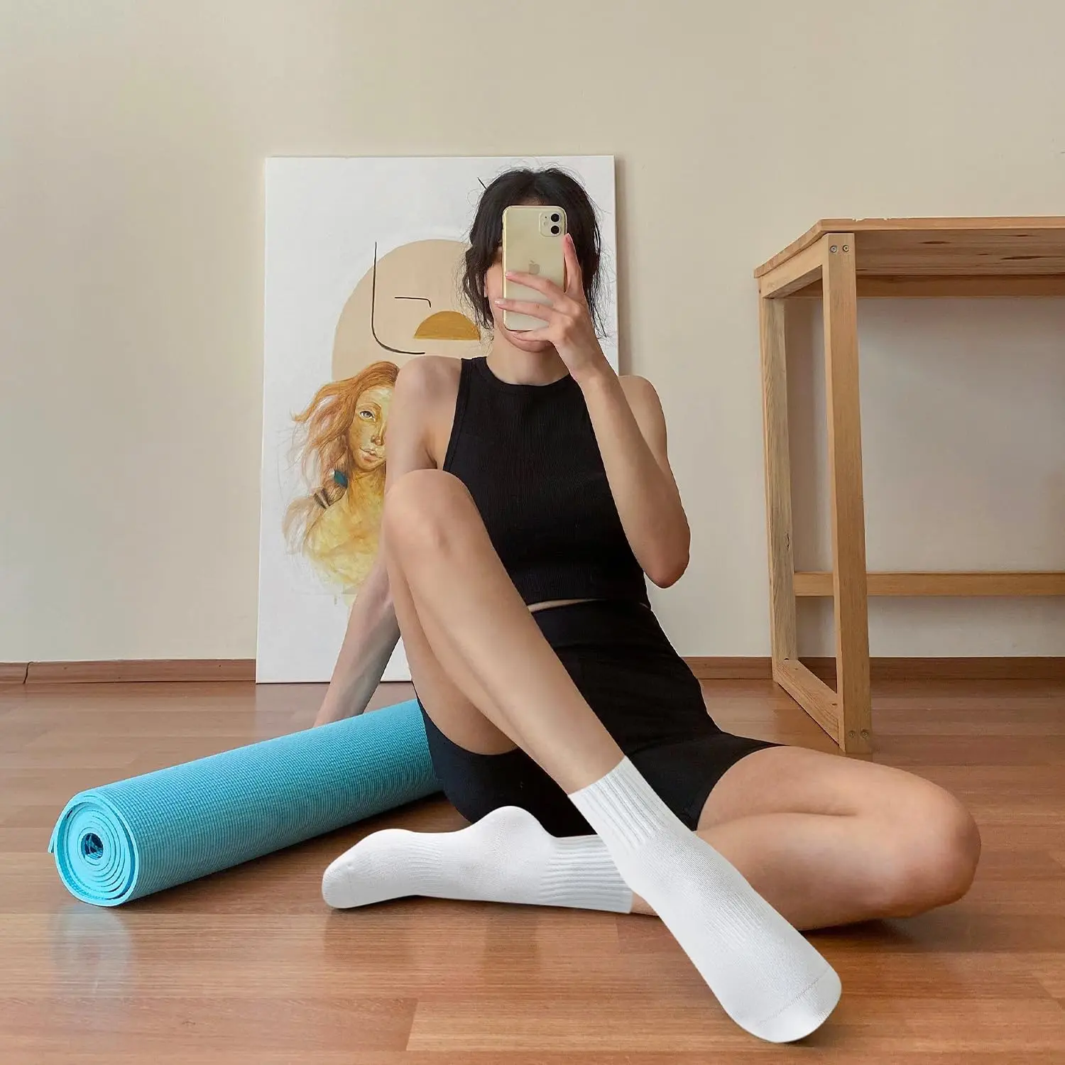 4 paar yogasokken voor dames,  - Pilates Yoga Grip Socks recensie en prijs