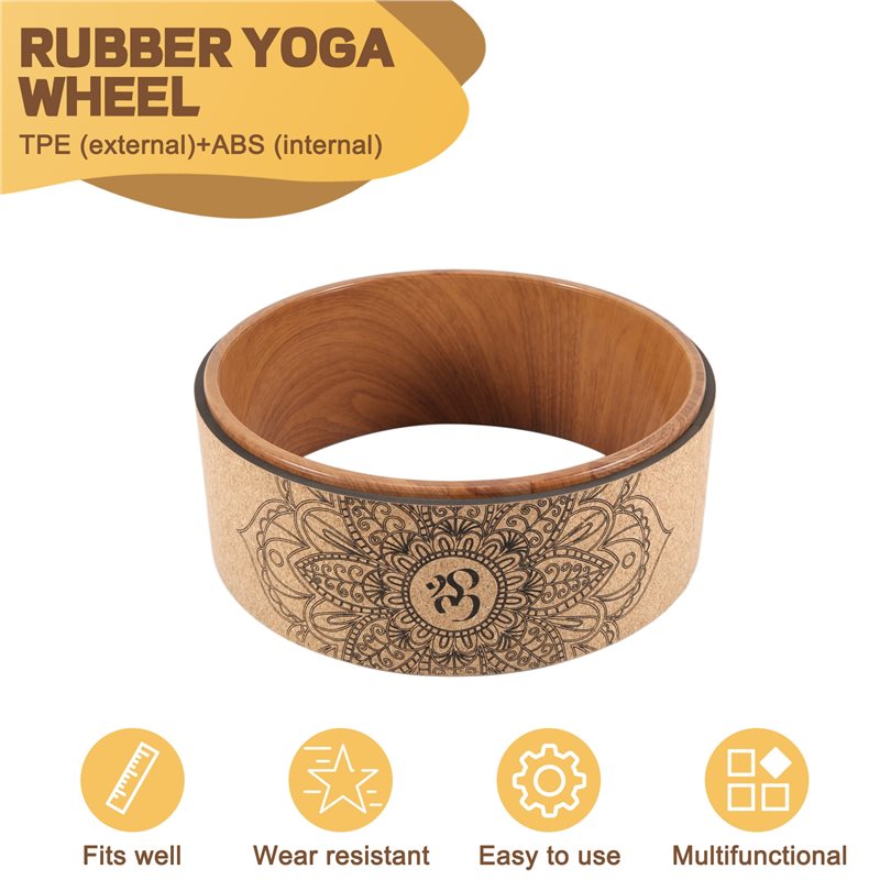 Superior-Cork Yogawiel voor yo - Yoga Wheel Dharma recensie en prijs