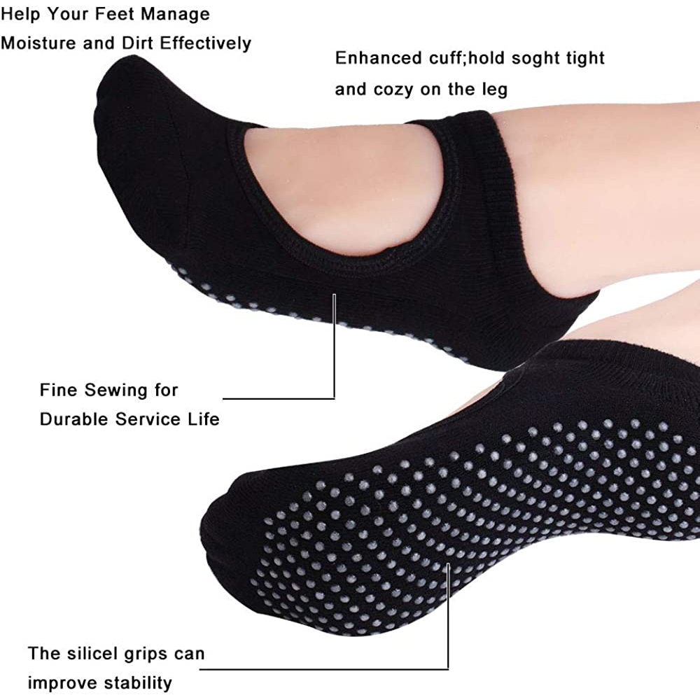 Backless antislip Fitness Pila - Pilates Yoga Grip Socks recensie en prijs