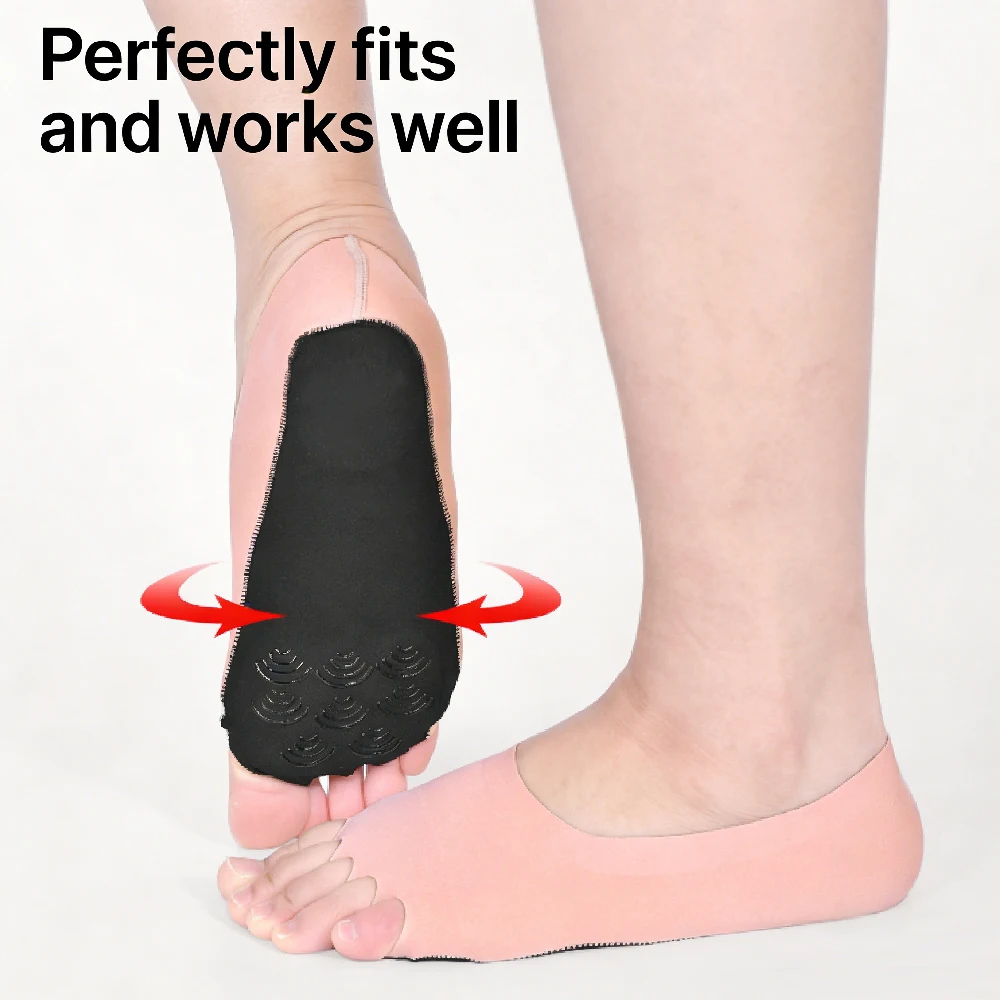 1 paar teenloze yogasokken voo - Pilates Yoga Grip Socks recensie en prijs