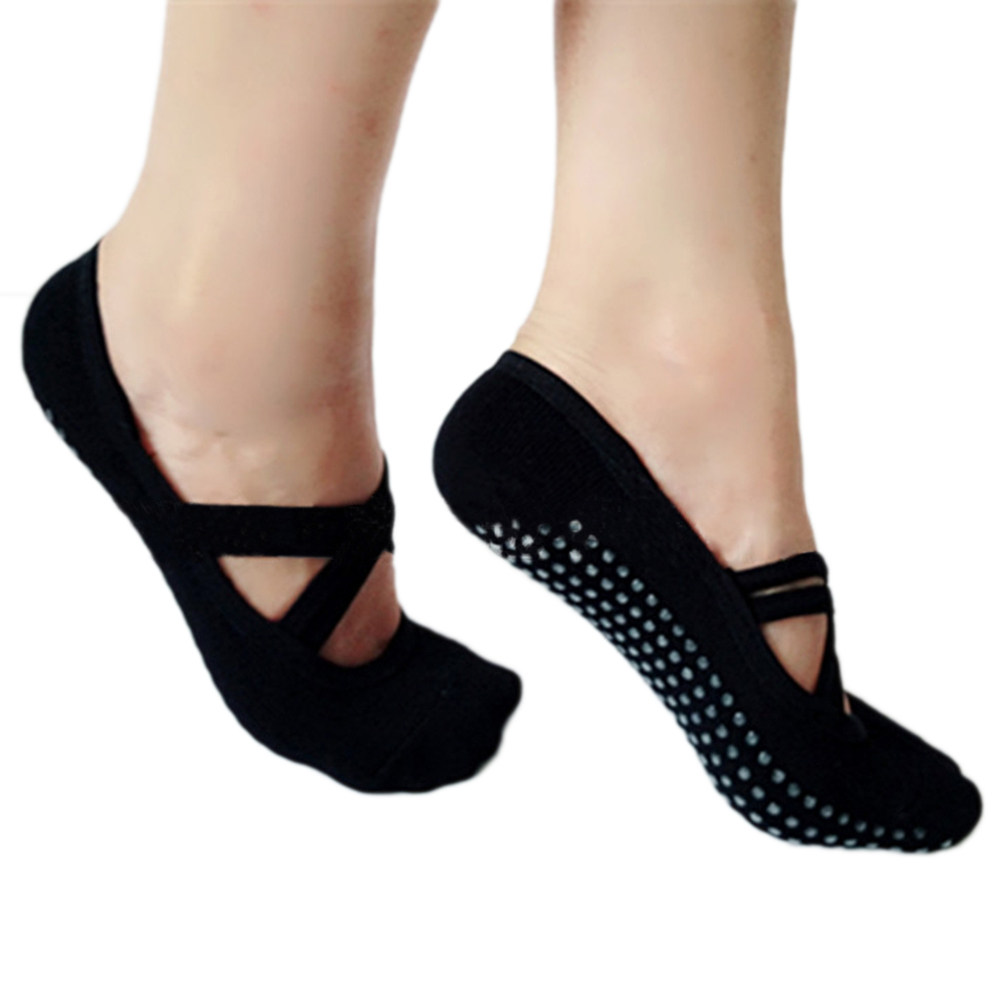 Yoga Sokken Dames Zwart Antisl - Pilates Yoga Grip Socks recensie en prijs