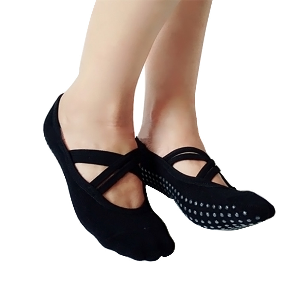 Yoga Sokken Dames Zwart Antisl - Pilates Yoga Grip Socks recensie en prijs