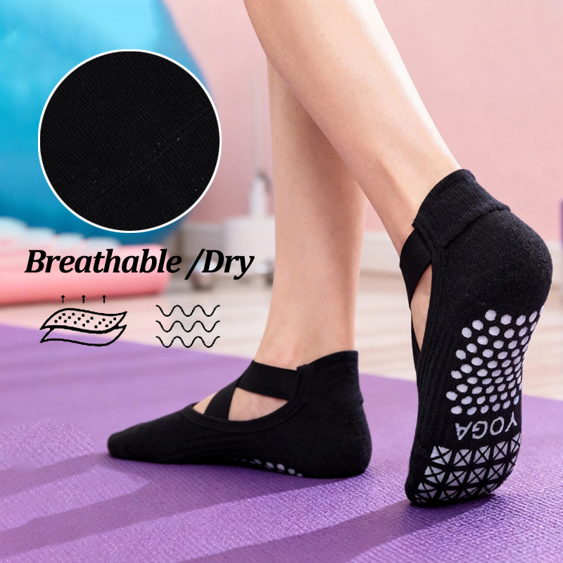 Dames antislip yogasokken sili - Pilates Yoga Grip Socks recensie en prijs